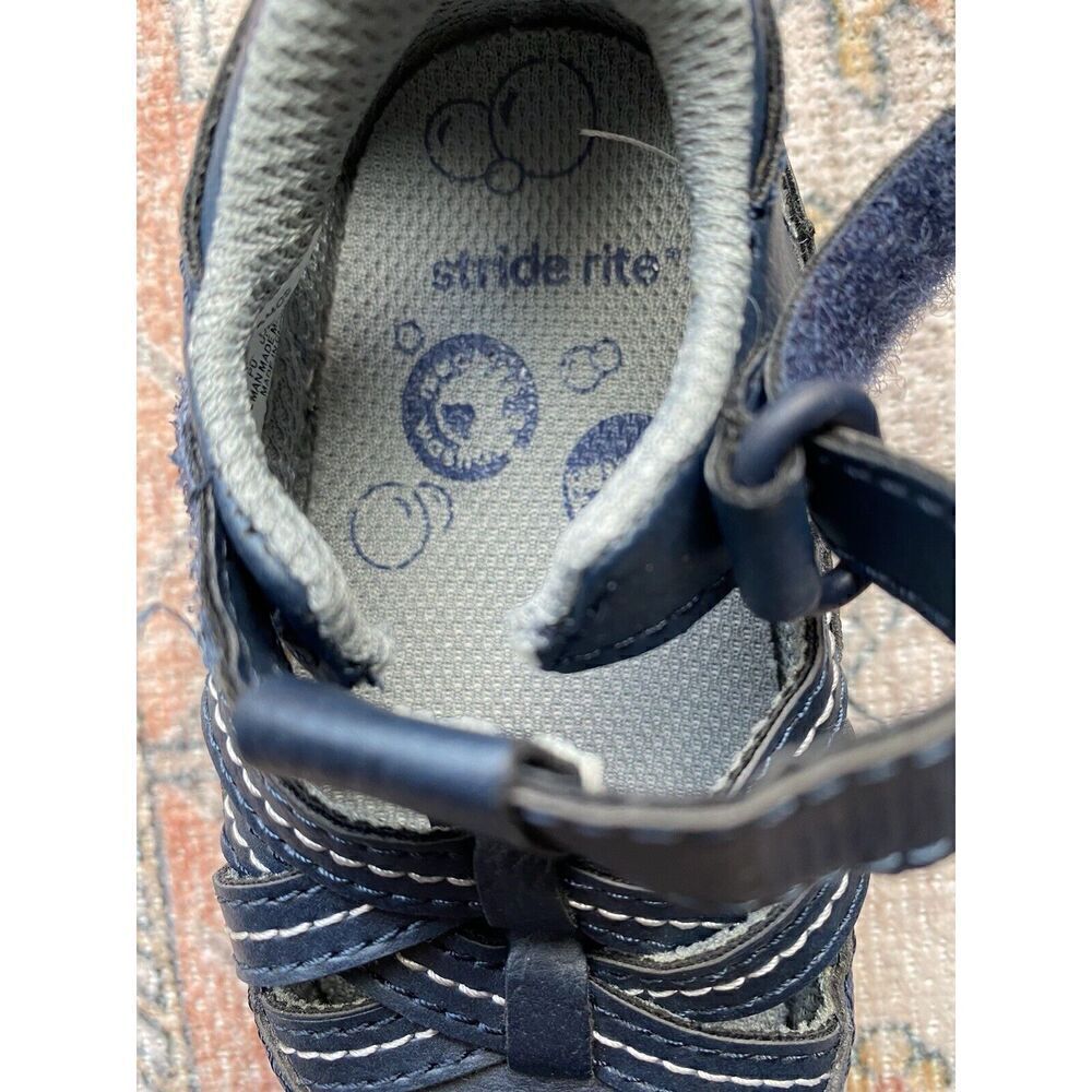 Stride Rite Size 4 Blue Sandals - Picture 8 of 10